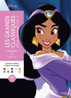 COLORIAGES MYSTÈRES DISNEY - LES GRANDS CLASSIQUES SPÉCIAL DÉBUTANTS TOME 2 (LIVRE DE COLORIAGE PAR NUMÉROS)